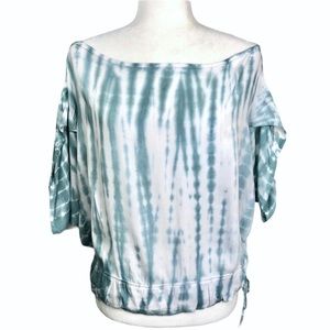 NORTH SHORE Tie Dye Top Split Open Back Surf Beach